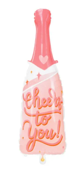 XXL Folienballon - Cheers to you - 28 cm x 87cm